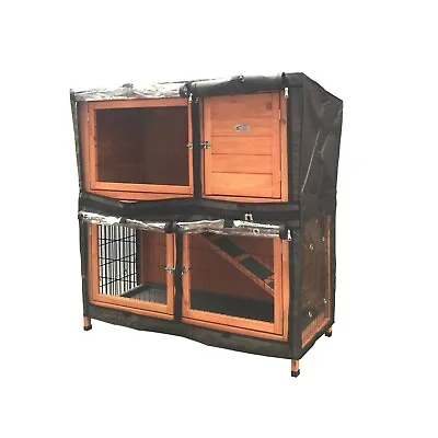 £19.99 • Buy Bunny Business Hutch Cover Bb-41-ddl-nt Double Decker Hutch And Run