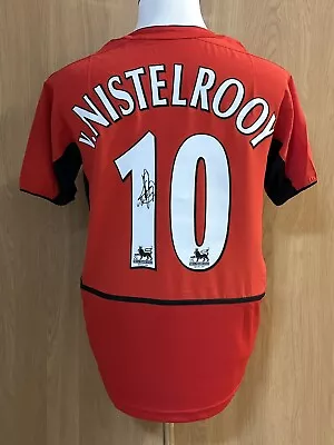 Ruud Van Nistelrooy Signed Man Utd 2002/04 Home Shirt COA Video Proof • £250