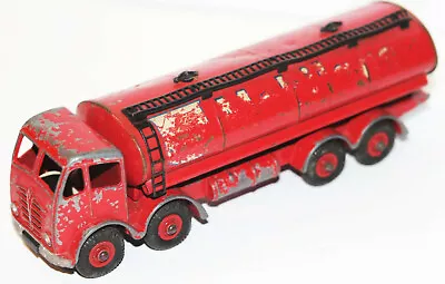 Dinky Foden Mobilgas Tanker Truck Original Die Cast Car Red Meccano Mobil Gas • $49.99