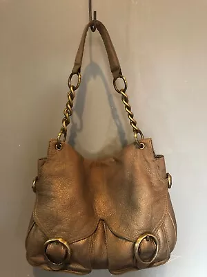 $49 • Buy OROTON Antique Gold 'Jackie' Hobo Tote Shoulder Handbag