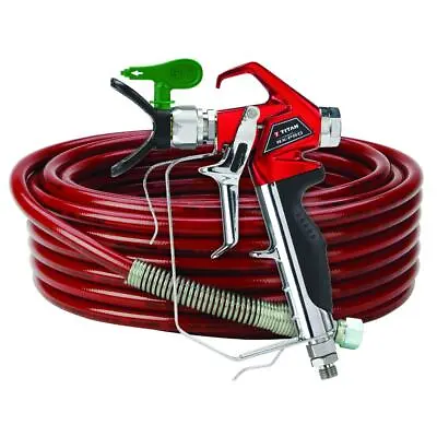 Titan RX-Pro 3600 PSI Airless Spray Gun 50-Ft 1/4  Hose 3-Ft Whip Hose & HE... • $289