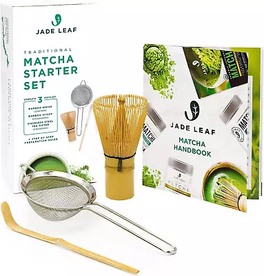 Traditional Starter Set - Bamboo Matcha Whisk (Chasen) Scoop Japanese Tea Set* • $21.95