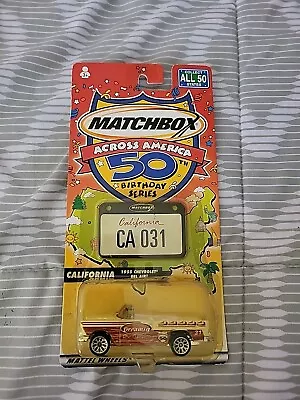 Matchbox Across America 50th Birthday Series CALIFORNIA 1955 Chevrolet Bel Air B • $9.99