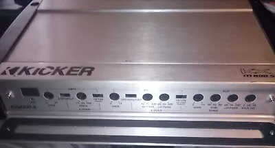 KICKER 40KXM800.5 KXM 800W RMS 5-CHANNEL MARINE POWER AMPLIFIER (Not Working)  • $200