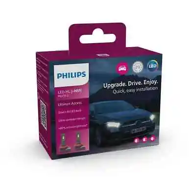 Philips Ultinon Access LED Car Headlight Bulbs H11 (Twin Pack) 11362U2500CX • $74.48