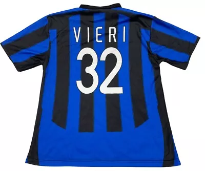 Vintage Inter Milan Christian Vieri Football Soccer Jersey Men's XL • $12.99