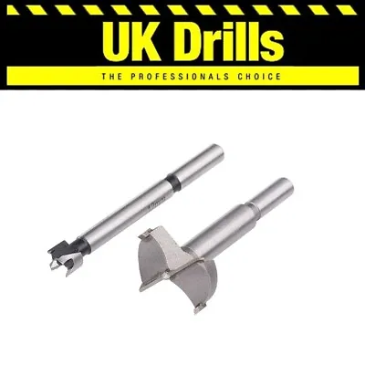 FORSTNER BITS. HIGH QUALITY WOOD/HINGE DRILLS - SIZES FROM 10-60mm & SET  • £4.55