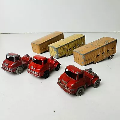 Vintage Matchbox Lesney Jennings Cattle Truck Lorry Models X 3 • £0.99