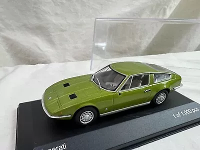 1/43 Diecast Whitebox 1971 Maserati Indy Green • $9.95