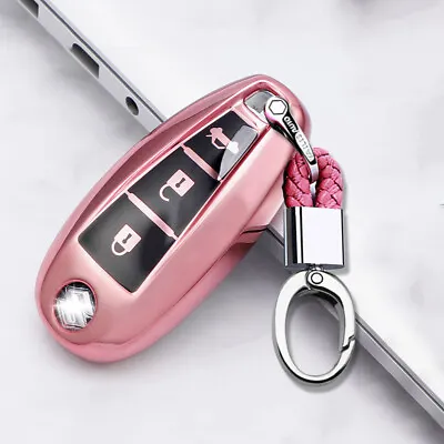 $29.69 • Buy TPU Key Case Fob Cover Shell For SUZUKI Swift Sport SX4 SCORSS Grand Vitara Pink