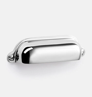 $9.59 • Buy NEW Rejuvenation VERNON 4  BIN DRAWER PULL, Polished Nickel Finish (C100201/Cup)