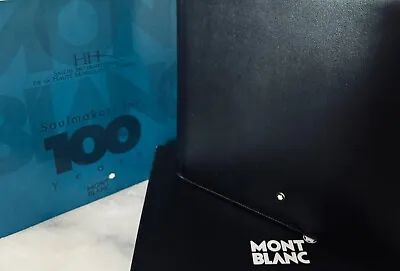 Montblanc Leather Goods  Meisterstuck Notepad With Zip Medium 36324 Black  • $359
