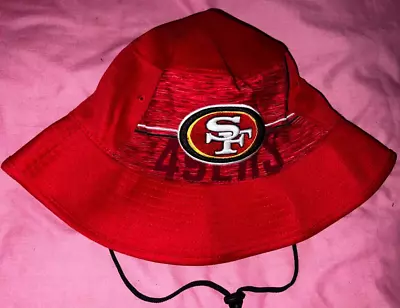 San Francisco 49ers RED New Era  Bucket Hat • $29.95