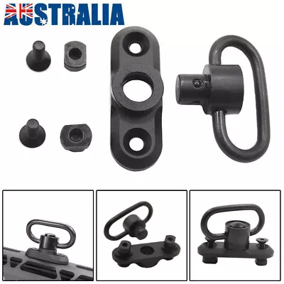 M-LOK MLOK Standard QD Sling Swivel Adapter Rail Mount Push Button Tool Kit • $12.55