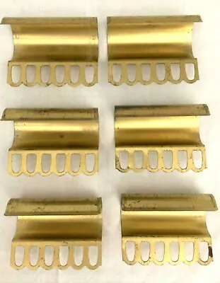 WW II Burnished Brass Wall Mounted Staunton Military Academy Flag Holders • $22