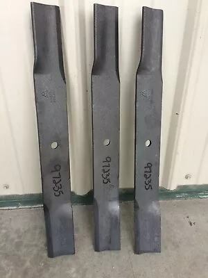 Bush Hog OEM 97235 Lawn Mower Blades For 60  & 61  Decks - Set Of 3 • $147.46