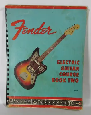 1966 Vintage Fender Jaguar Electric Guitar Course Book Two Guitar Instruction • $39.38