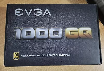 EVGA 1000 GQ 1000W - 80Plus Gold Power Supply EVGA 210-GQ-1000 • £99.99