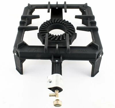 £62.32 • Buy Single Gas Boiling Ring Cast Iron Large Burner For LPG Stove Camping 8kW GB-29