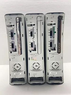 Lot Of 3 White XBOX 360 FOR PARTS / REPAIR / AS - IS (E73 & E74 Error) • $59