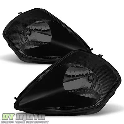 Blk Smoke 2000 2001 2002 2003 2004 2005 Mitsubishi Eclipse Headlights Headlamps • $88.99