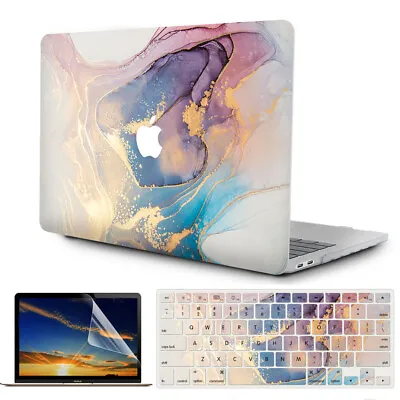 3in1 Marble Hard Case Cover Keyboard Skin For MacBook Air 11 13 14 15 16 #1093 • £4.79