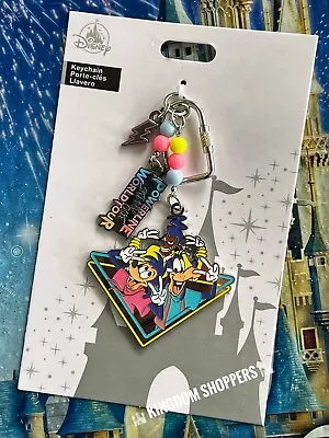 Disney Parks Goofy Movie Max & Goofy Powerline Stand Out World Tour Keychain New • $21.95