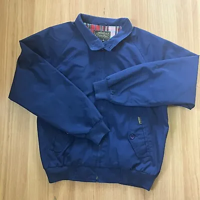 Eddie Bauer Collared Full Zip Pocket Men’s Navy Blue Size Medium M Jacket • $24.99