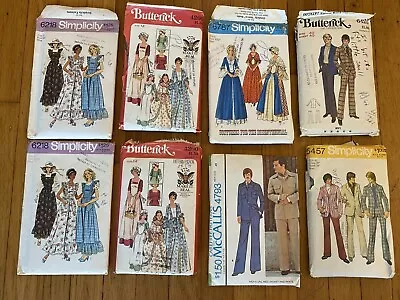 VTG Simplicity Butterick McCall's Men's Suit & Women's Dress Sewing Patterns • $6.93