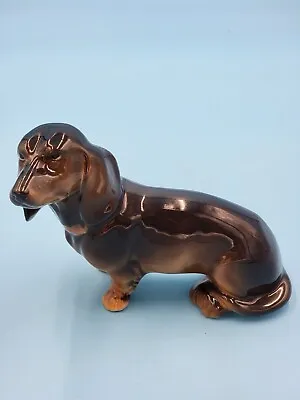 Vintage Dachshund Dog Miniature Porcelain Figurine 3 Inch • $8.99