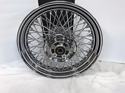 HARLEY-DAVIDSON 80 -SPOKE CHROME Front Wheel P/N 42958-04 • $800