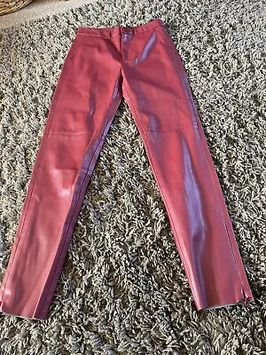 Zara Faux Leather Trousers • £8