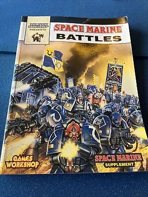 Warhammer 40k Epic Space Marine Battles Supplement Rule Book Games Workshop 1993 • £75