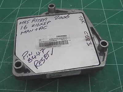 £64.99 • Buy RESET Vauxhall Astra Zafira 1.6 Z16XEP ECU 28020960 Opel MT35E 2.3 Ecm Module