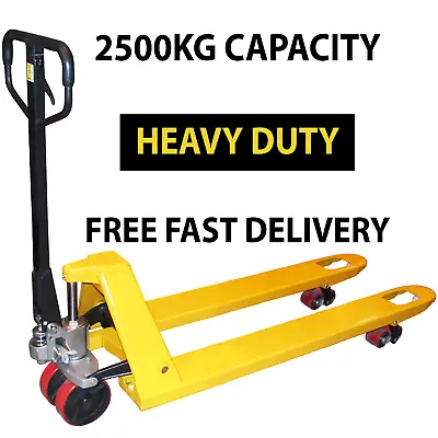 NEW 2500kg EURO Warehouse Hand Pump Pallet Truck / Fully Assembled FREE Delivery • £299.95