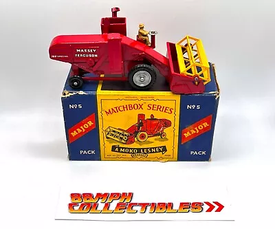 MINT In Box MATCHBOX Major Pack No. 5 Massey COMBINE HARVESTER & MIB Moko Lesney • $179.95