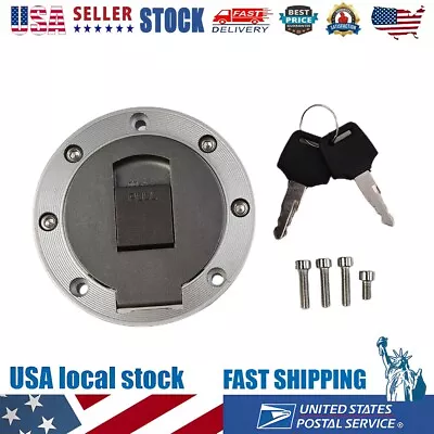 Modified Universal Motorbike Motorcycle Fuel Gas Tank Cap Cover Lock With 2 Keys • $22.09