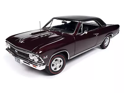 1966 Chevrolet Chevelle SS396 Madiera Maroon 1:18 Auto World • $84.99