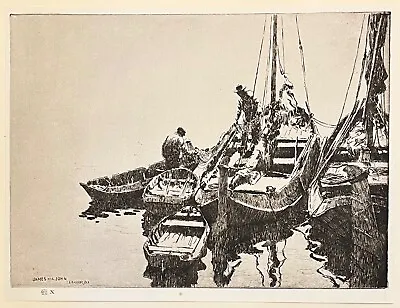 James & John  By Arthur Briscoe  1928/30 Maritime Print • £20