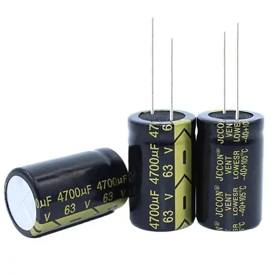 5PCS 4700uF 63V High Frequency LOW ESR Radial Electrolytic Capacitors 22x40mm • £5.77