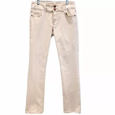 Cabi Womens Jeans 6 Blush Pink #874 Lou Lou Jeans Straight Leg Stretch Denim • $17.16