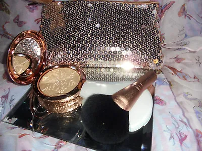 £106.81 • Buy Mac Snow Ball Face Bag Peach Show Gold Powder + Brush + Bag Limited Sold Out