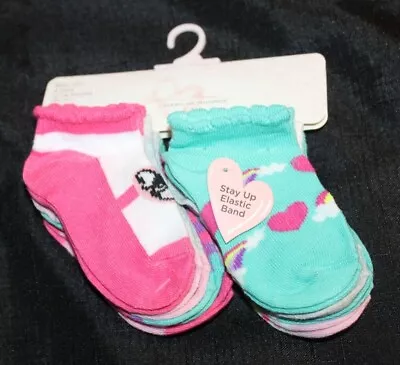 New Girls Marilyn Monroe Baby 8 Pack Baby Socks Size 12/24 Months • $5.99