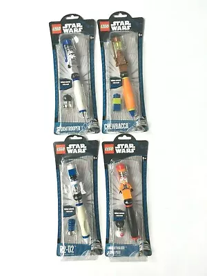 £9.99 • Buy Lego Minifigure Pen - Choose - Stormtrooper - Chewbacca - Luke Skywalker - R2-D2