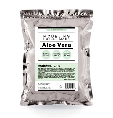 EstheSKIN No.102 Aloe Vera Modeling Rubber Mask Powder For Professional 35 Oz. • $29.99