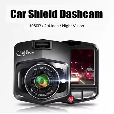 Dash Cam Mini Car DVR 2.4  HD Front Or Rear Camera Video Recorder Night Vision • £9.59