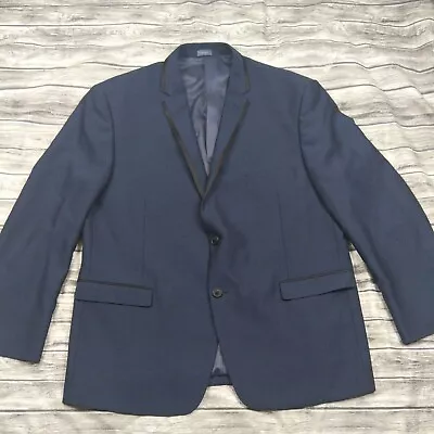 Madison Modern Fit Mens Blue Blazer Jacket 48R 2 Buttons • $34.95