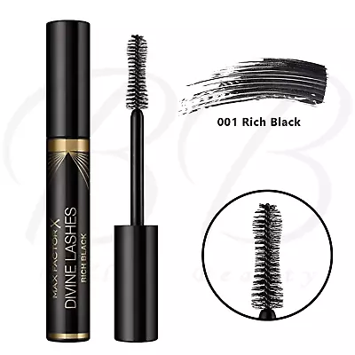 MAX FACTOR Divine Lashes Soft Volume Layer Vitamin Mascara - 001 Rich Black *NEW • $14.99