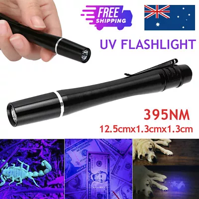 Portable Small Mini LED UV Light Ultra Violet Torch Flashlight Inspection Lamp • $6.78