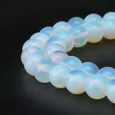$5.49 • Buy Opalite Smooth Round Beads 4mm 6mm 8mm 10mm 12mm 15.5  Strand